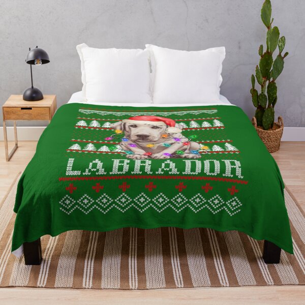 Item preview, labrador ugly christmas sweater - labrador lover xmas ugly pajama - labrador through the snow designed and sold by wear4gamers.