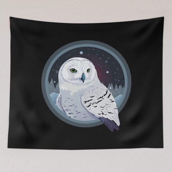 Item preview, Winter Nights Snowy Owl designed and sold by vectrus.