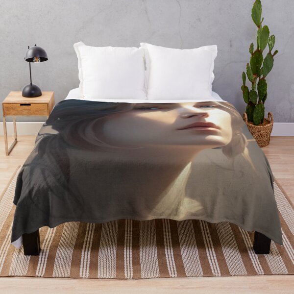 Item preview, Brunette Girl Portrait designed and sold by katiebca2.