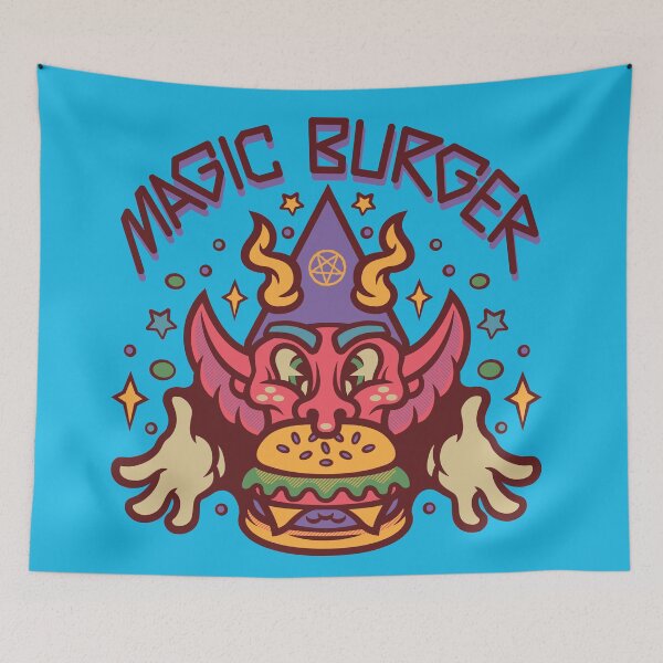 Item preview, Magic burger designed and sold by BeataObscura.