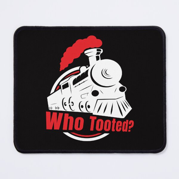 Item preview, Who Tooted Funny Train Lovers & Railroad designed and sold by knapst.
