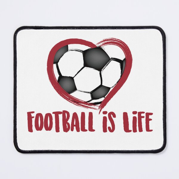 Item preview, Football is Life, Heart Soccer designed and sold by burlybot.