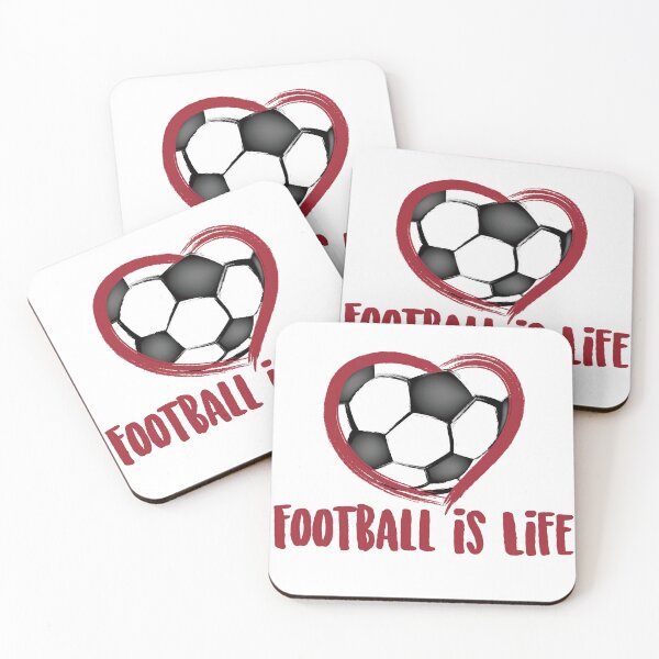 Item preview, Football is Life, Heart Soccer designed and sold by burlybot.