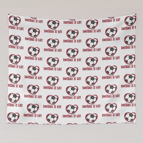 Item preview, Football is Life, Heart Soccer designed and sold by burlybot.