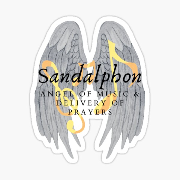 "Archangel Sandalphon, Angel of Music & Prayers" Sticker for Sale by
