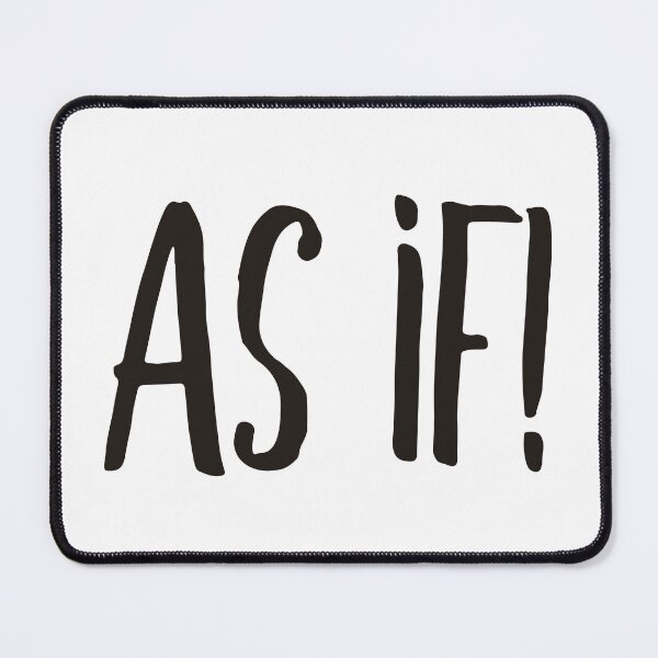 Item preview, As if! (black) designed and sold by didijuca.