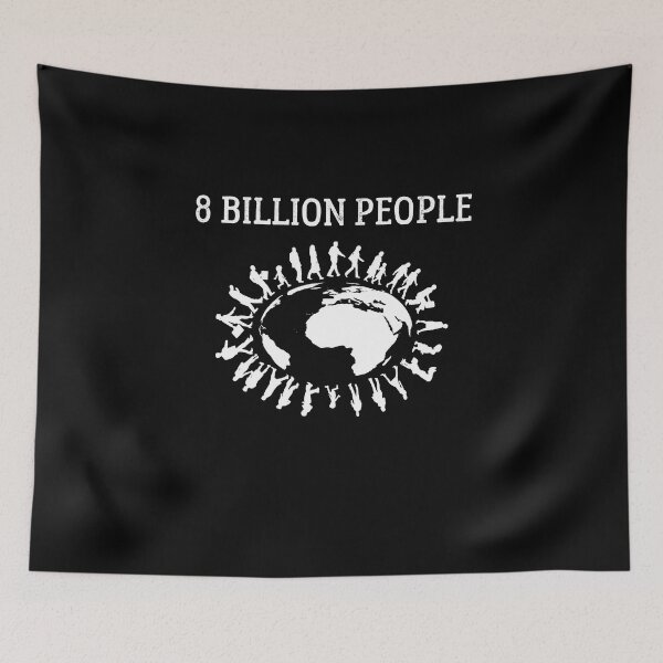 Item preview, 8 billion people - world population designed and sold by Raiko-art.