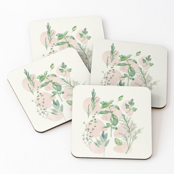 Item preview, Herbs Watercolor Painting designed and sold by priskamoon.