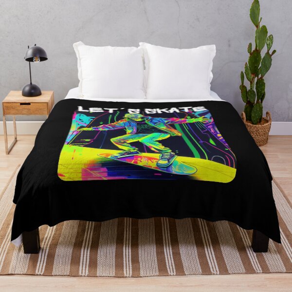 Item preview, Lets Skate - Cool skater on the street - Graffiti Style 4 designed and sold by PD-Store.