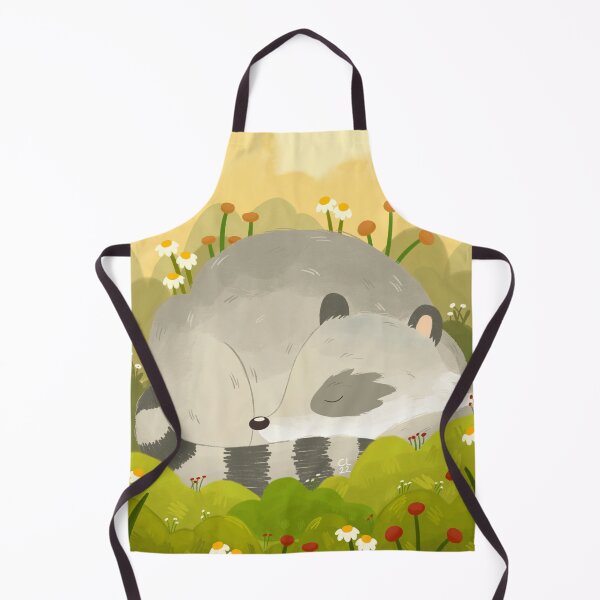 Item preview, sleepy raccoon designed and sold by Cynthiadoodlez.