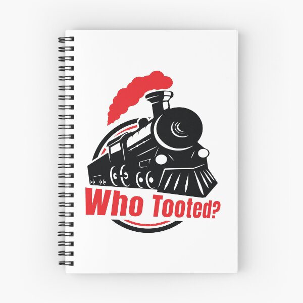 Item preview, Who Tooted Funny Black Train Lovers & Railroad designed and sold by knapst.