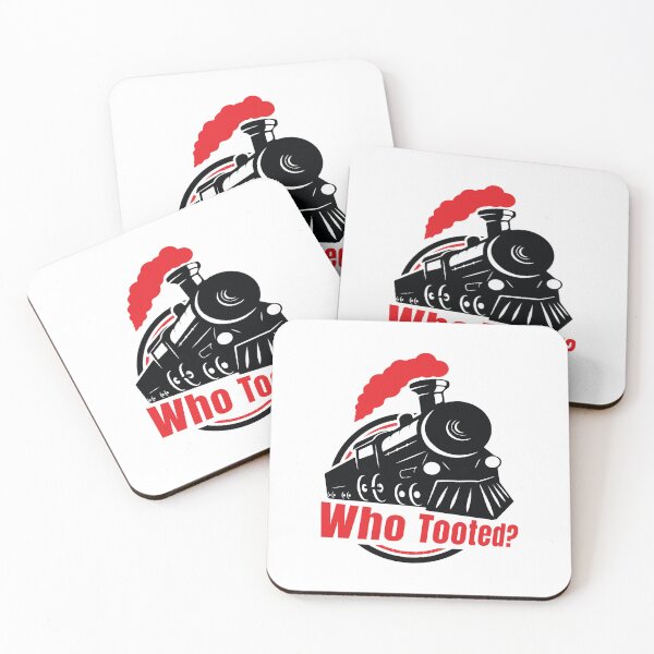 Item preview, Who Tooted Funny Black Train Lovers & Railroad designed and sold by knapst.