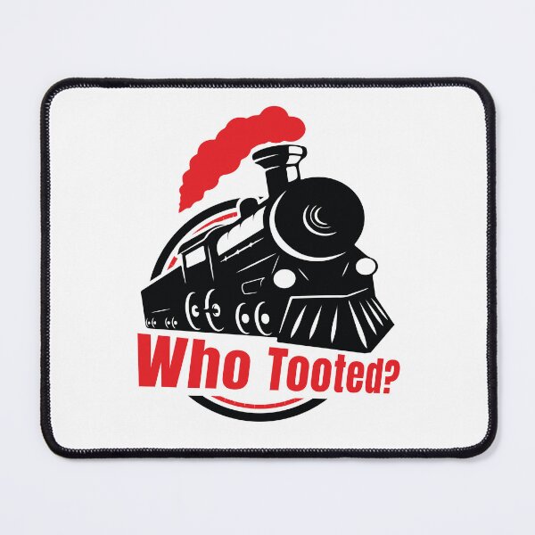 Item preview, Who Tooted Funny Black Train Lovers & Railroad designed and sold by knapst.