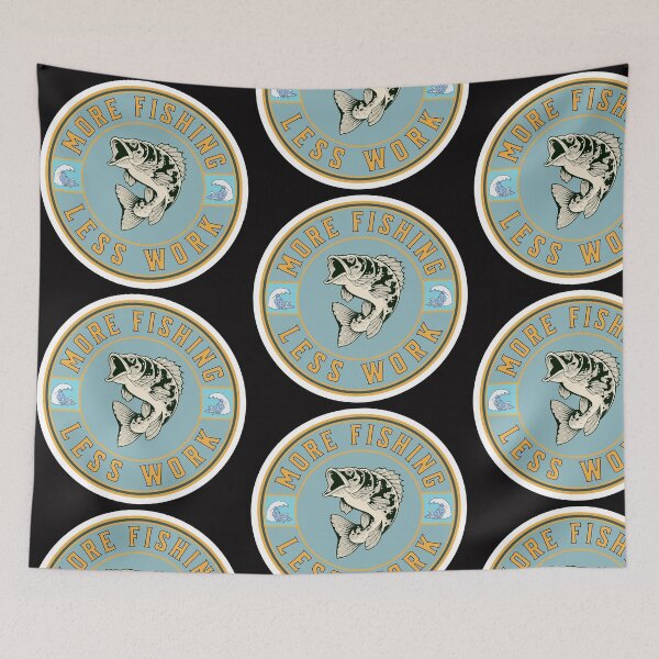 Item preview, Fishing More and Work Less designed and sold by rbtee8.