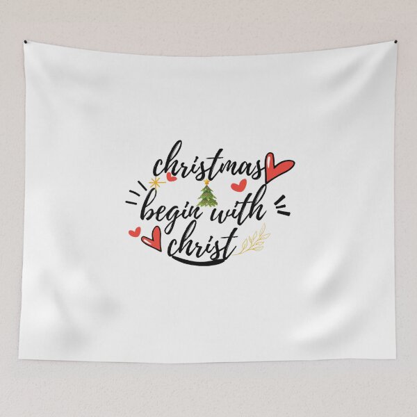 Item preview, Christmas Begins With Christ designed and sold by alaasobhi.