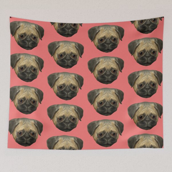 Item preview, Cute Pug Face, Design 7: 'Mopey Dopey' designed and sold by snuurg.