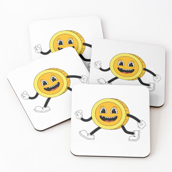 Item preview, Smiling Bit Coin Walking designed and sold by PrintPortal.