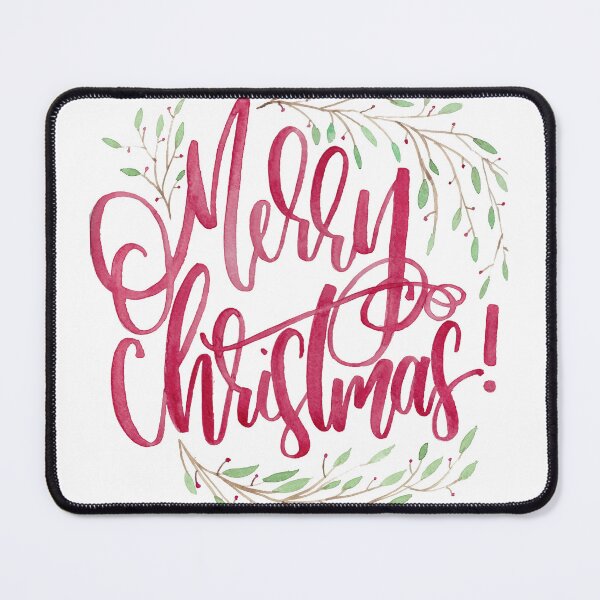 Item preview, Merry Christmas Watercolor designed and sold by merakiandmind.