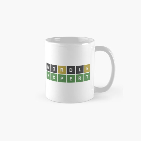  JoyKot Funny Wordle Mug,Funny Coffee Mug,Cute Coffee Mugs For  Wordle Game Lovers (B) : Home & Kitchen