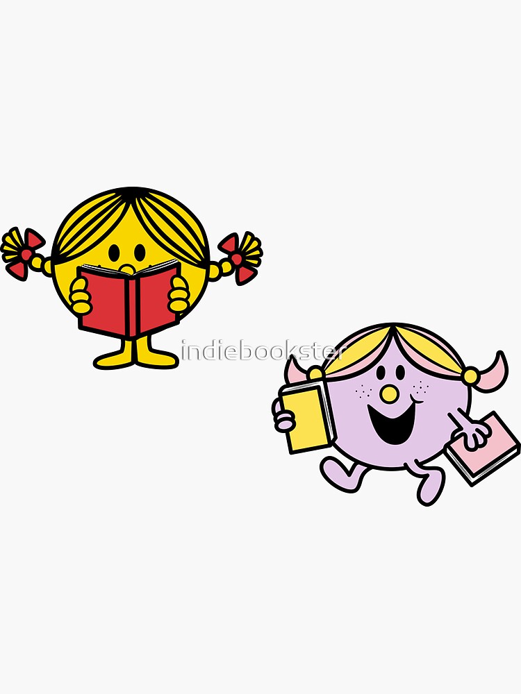 Thumbnail 3 von 3, Sticker, buchstäbliche kleine Fräulein designt und verkauft von indiebookster.