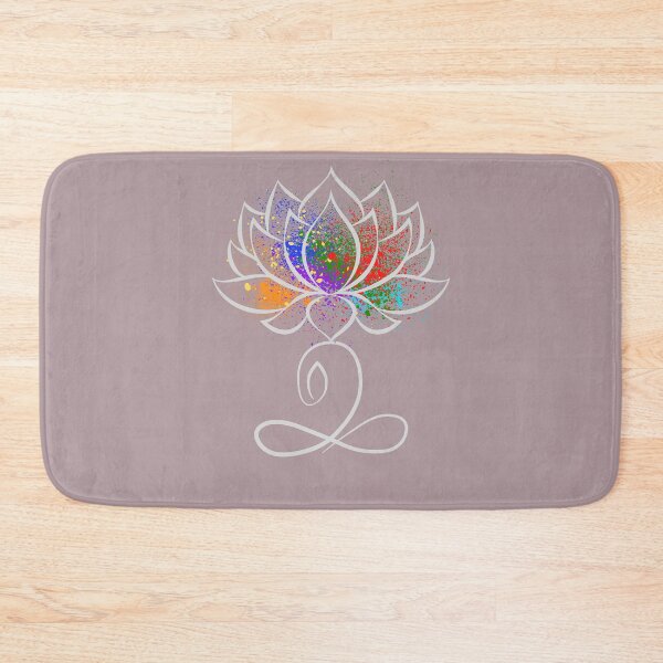 Item preview, Spiritual Gift Zen Lotus Flower with Chakras colors design  designed and sold by M-Infinite.