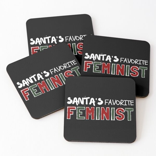 Item preview, SANTA'S FAVORITE FEMINIST | CUTE FEMINIST CHRISTMAS QUOTE  designed and sold by Festive Feminist.
