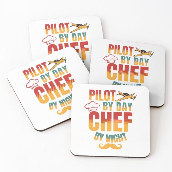 Item preview, Pilot By Day Chef By Night For Pilots and Plane Lovers designed and sold by NiceTees2021.
