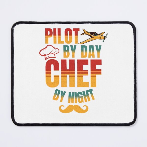 Item preview, Pilot By Day Chef By Night For Pilots and Plane Lovers designed and sold by NiceTees2021.