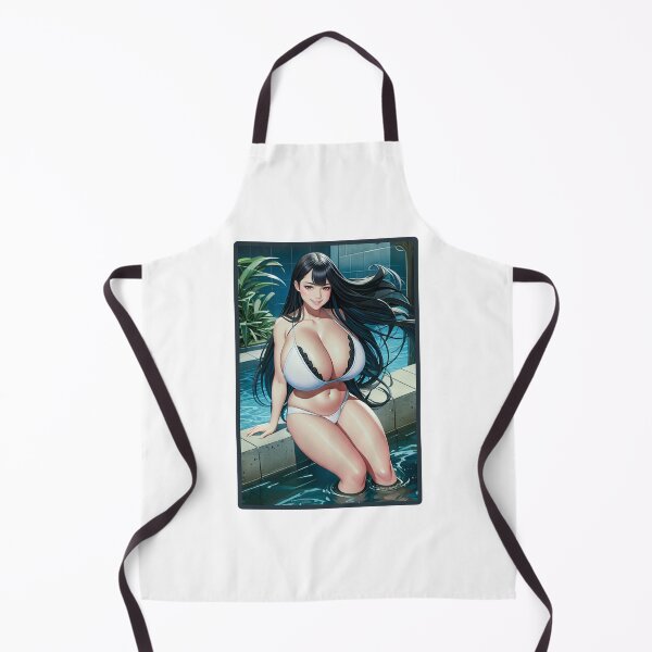 Aperçu de l'œuvre Paradis tropical : fille animée en bikini créée et vendue par shop4fun.
