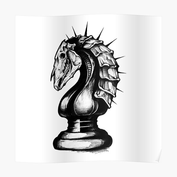 Large Knight Chess Piece Temporary Tattoo TO00049040  Amazoncomau  Beauty