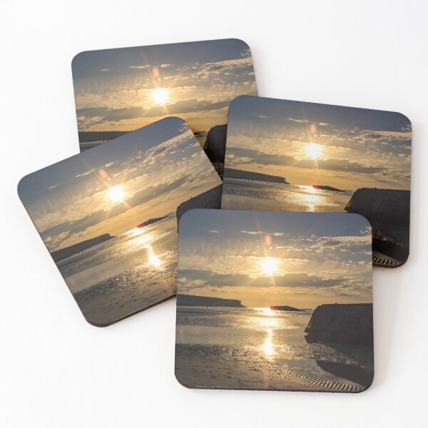 Item preview, Sunset over Arromanches beach designed and sold by stuyclarkey.