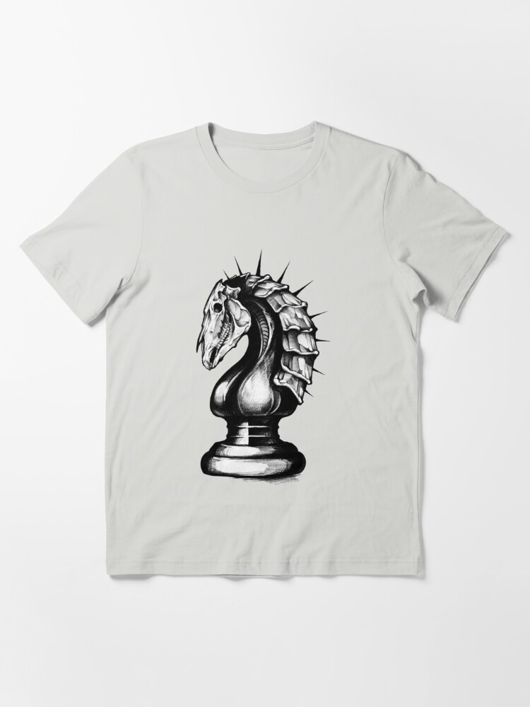 Chess Piece Knight - Word Cloud Essential T-Shirt for Sale by