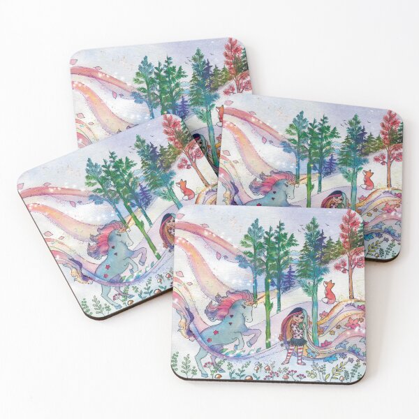 Item preview, Magical Unicorn Fantasy, Whimsical Watercolor Forest Vibes, Magical Mind designed and sold by BohemiWANDERS.