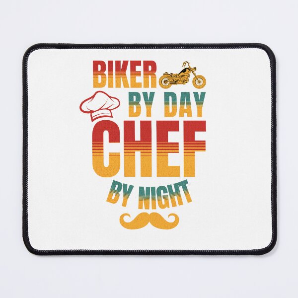 Item preview, Biker By Day Chef By Night For Bikers and Bike Lovers designed and sold by NiceTees2021.
