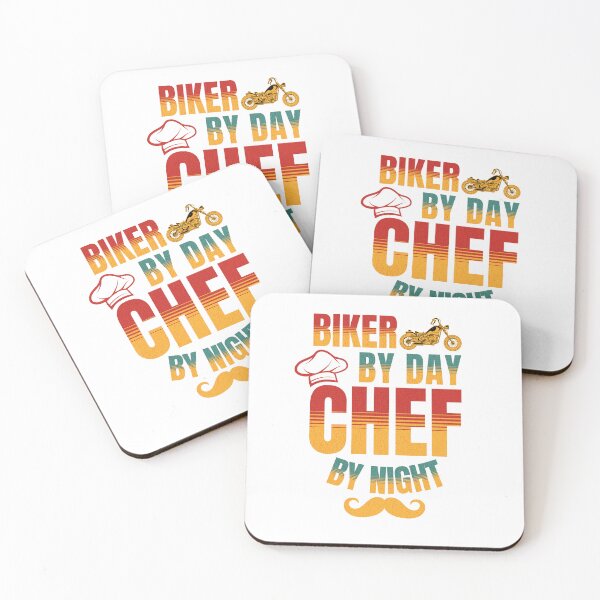 Item preview, Biker By Day Chef By Night For Bikers and Bike Lovers designed and sold by NiceTees2021.