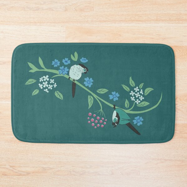 Item preview, Turquoise green cheek conures - vignette designed and sold by selfproclaimd.