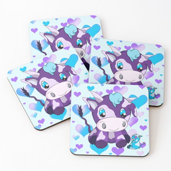 Item preview, purple baby cow designed and sold by BeingNow.