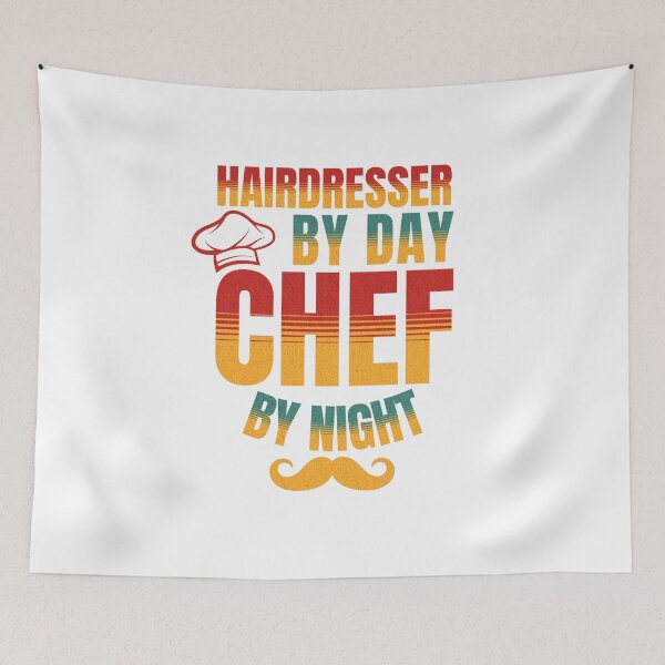 Item preview, Hiardresser By Day Chef By Night For Hairdressers designed and sold by NiceTees2021.