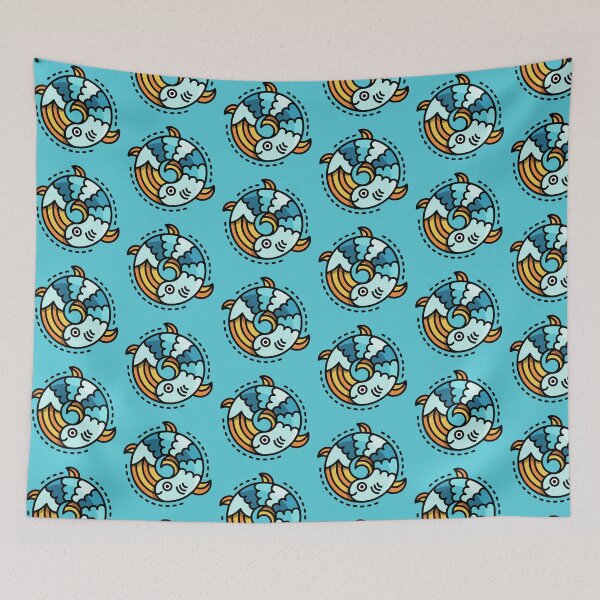 Item preview, I'm Just a Happy Little Fish in a circle designed and sold by GreissDesign.