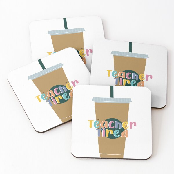 Item preview, Teacher tired coffee cup designed and sold by Ashley Atkins.
