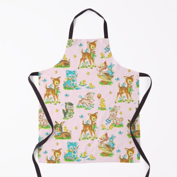 Item preview, vintage cute baby animals pink  designed and sold by Gossip Rag.