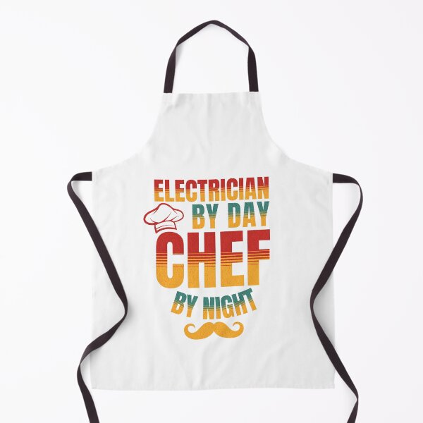 Item preview, Electrician By Day Chef By Night For Electricians designed and sold by NiceTees2021.