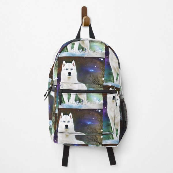 Item preview, White siberian husky designed and sold by The Love Quill.