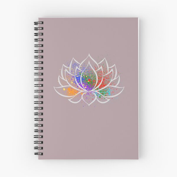 Item preview, Spiritual Gift Zen Lotus Flower with Chakras colors design  designed and sold by M-Infinite.