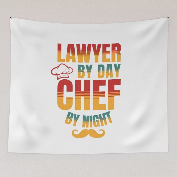 Item preview, Lawyer By Day Chef By Night For Lawyers designed and sold by NiceTees2021.