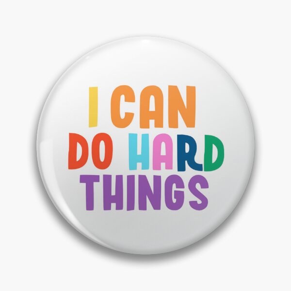 Item preview, I Can Do Hard Things, Printable Wall Art, Inspirational Quote, Rainbow Print, Work Hard Print, Family Theme Print, Back to School Print designed and sold by nocebee.