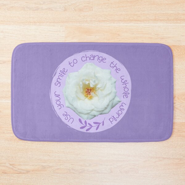 Item preview, Flower motivation (White and Purple) designed and sold by musicora.
