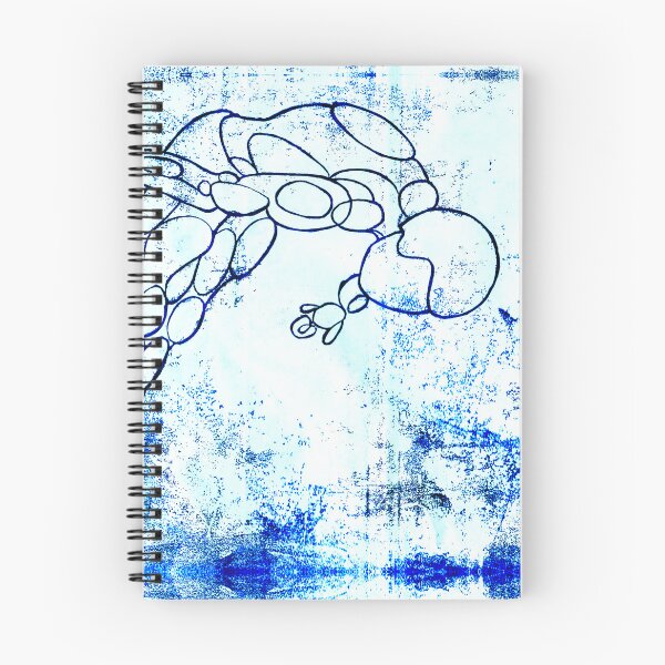 Item preview, Vintage Diver Art, Blue Print of Springboard Diving designed and sold by danceink.