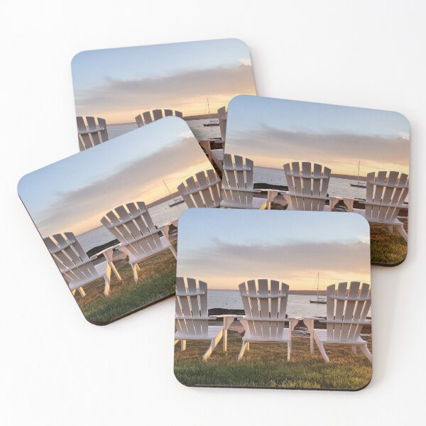 Item preview, Adirondack Chairs at Sunset designed and sold by SusanSeamaiden.