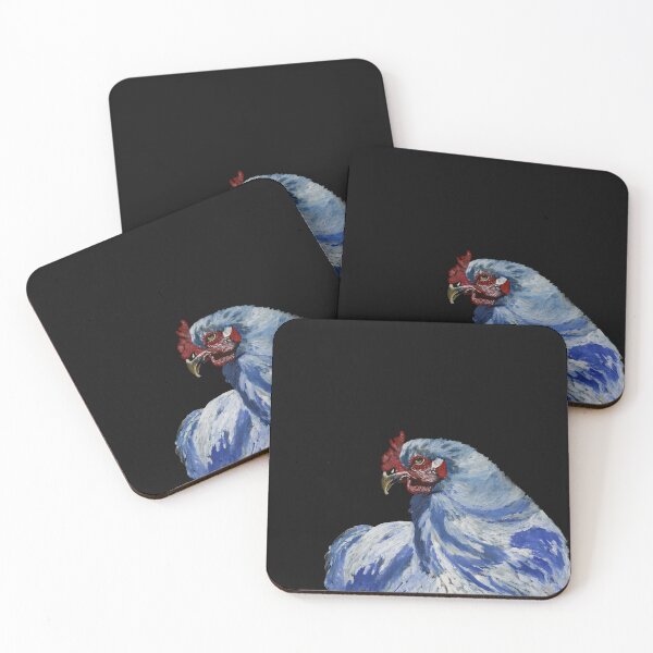 Item preview, Blue Hen | Watercolor Art by Sulazen designed and sold by SULAZEN.